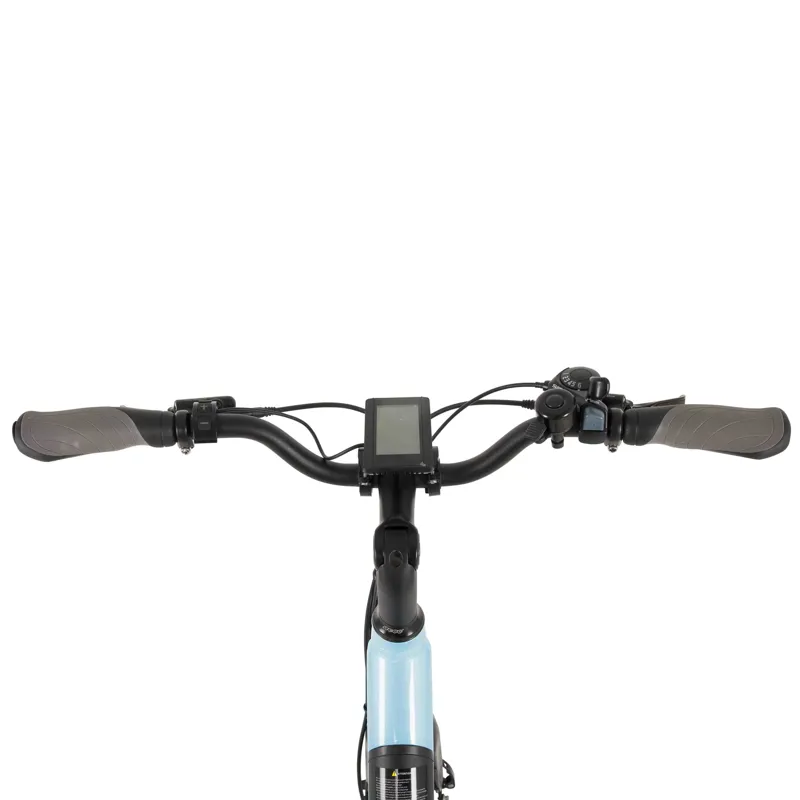 Ampere Deluxe Step Through 700c Wheel Electric Bike Blue-3